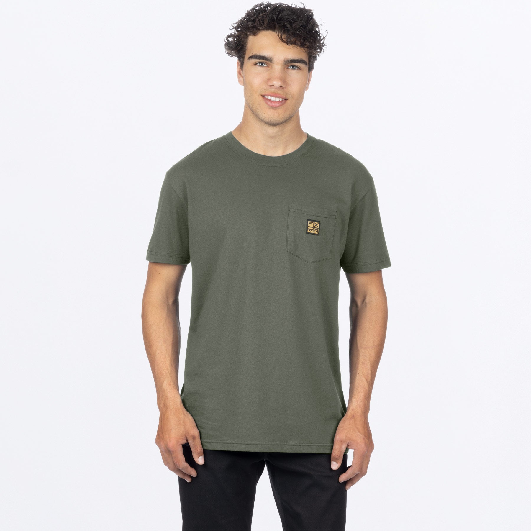 T-shirt de travail à manches courtes avec poches pour homme, qualité supérieure