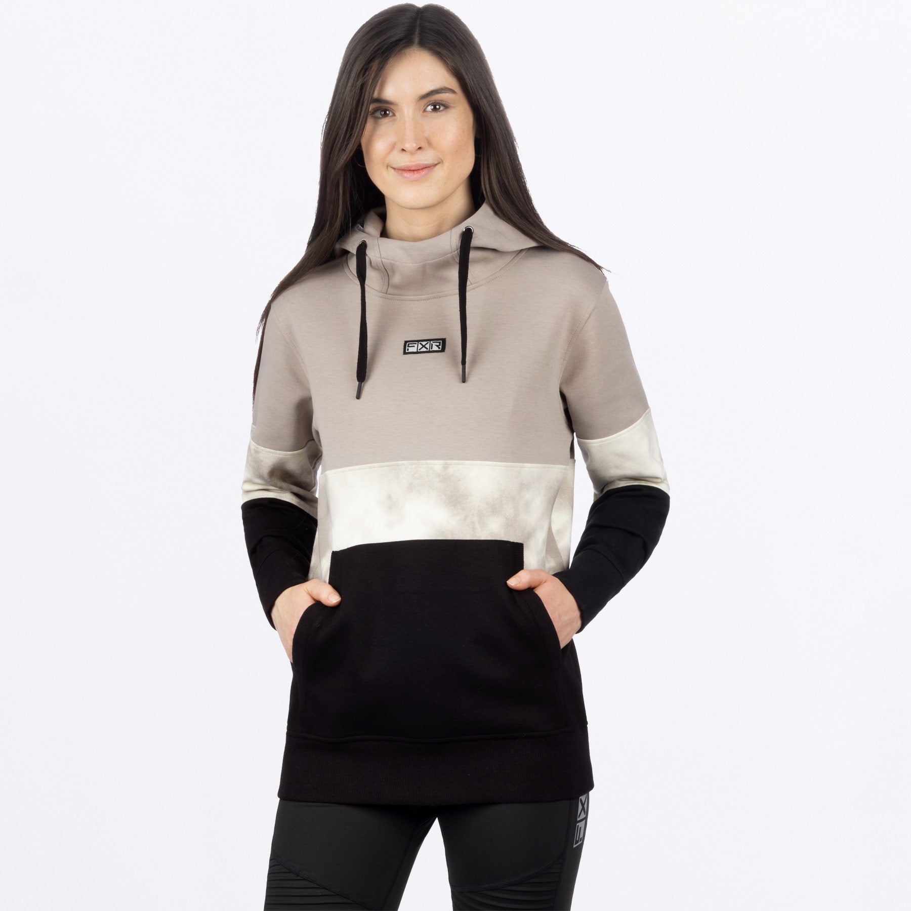 Women's Stripe Pullover Hoodie