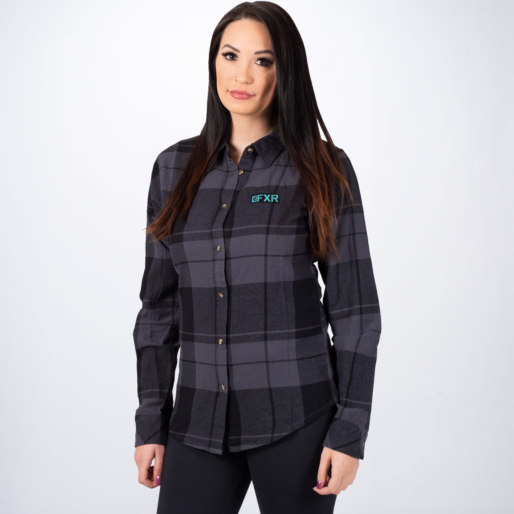 Chemise à carreaux de sport pour femme