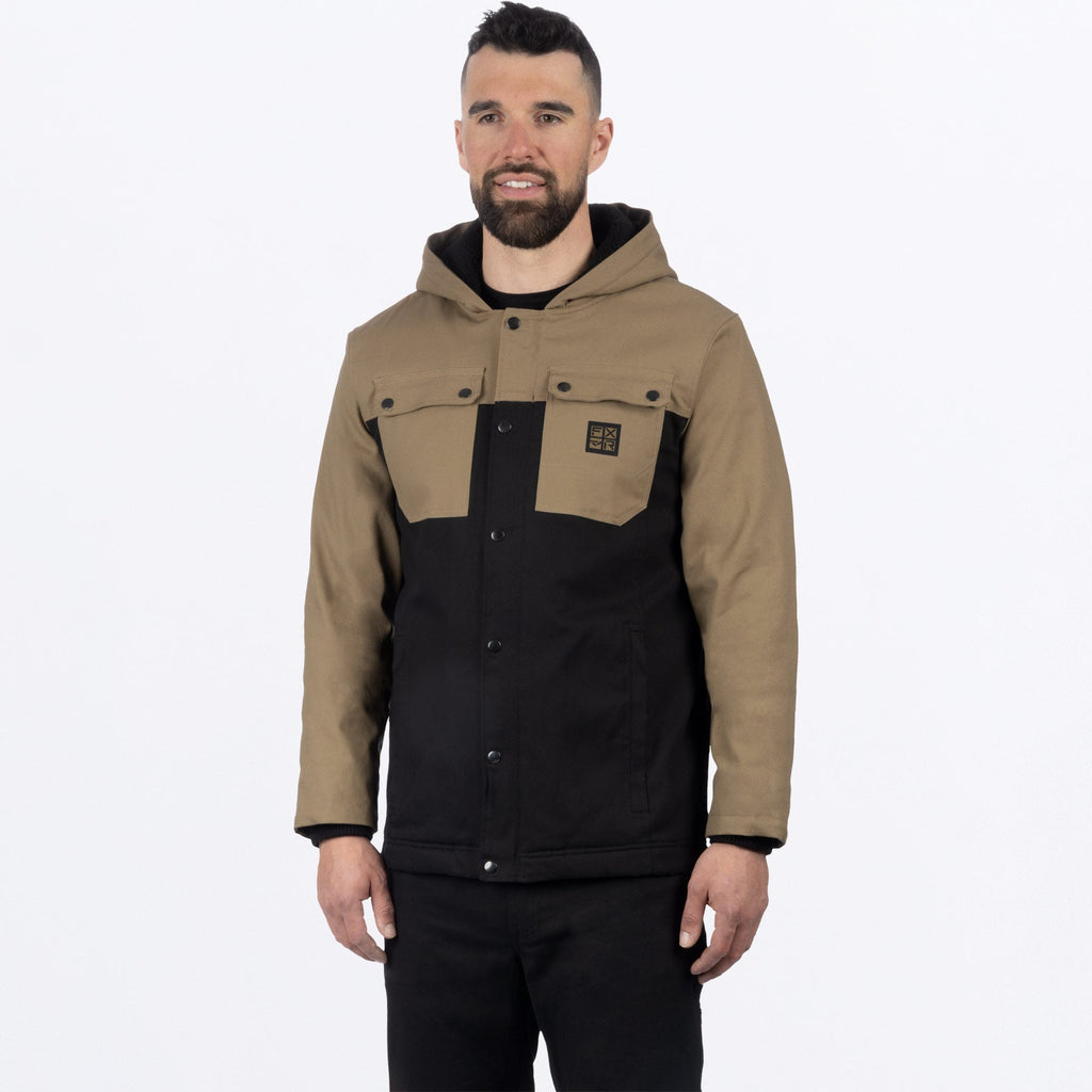 UnisexRoughneckCanvas_Jacket_CanvasBlack_SKU_242061-_1510_Front