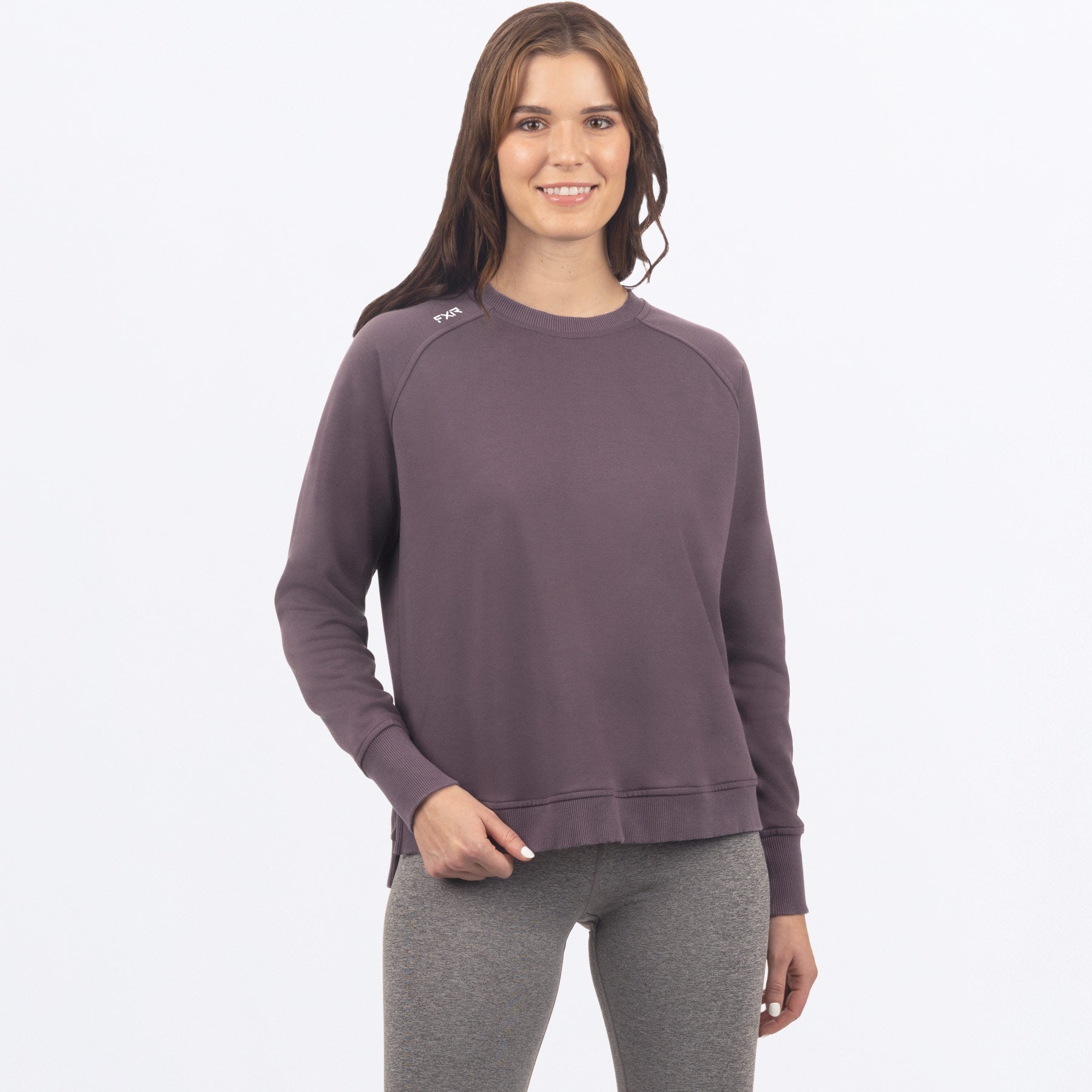 Women's Side Star Crewneck Pullover Sweater